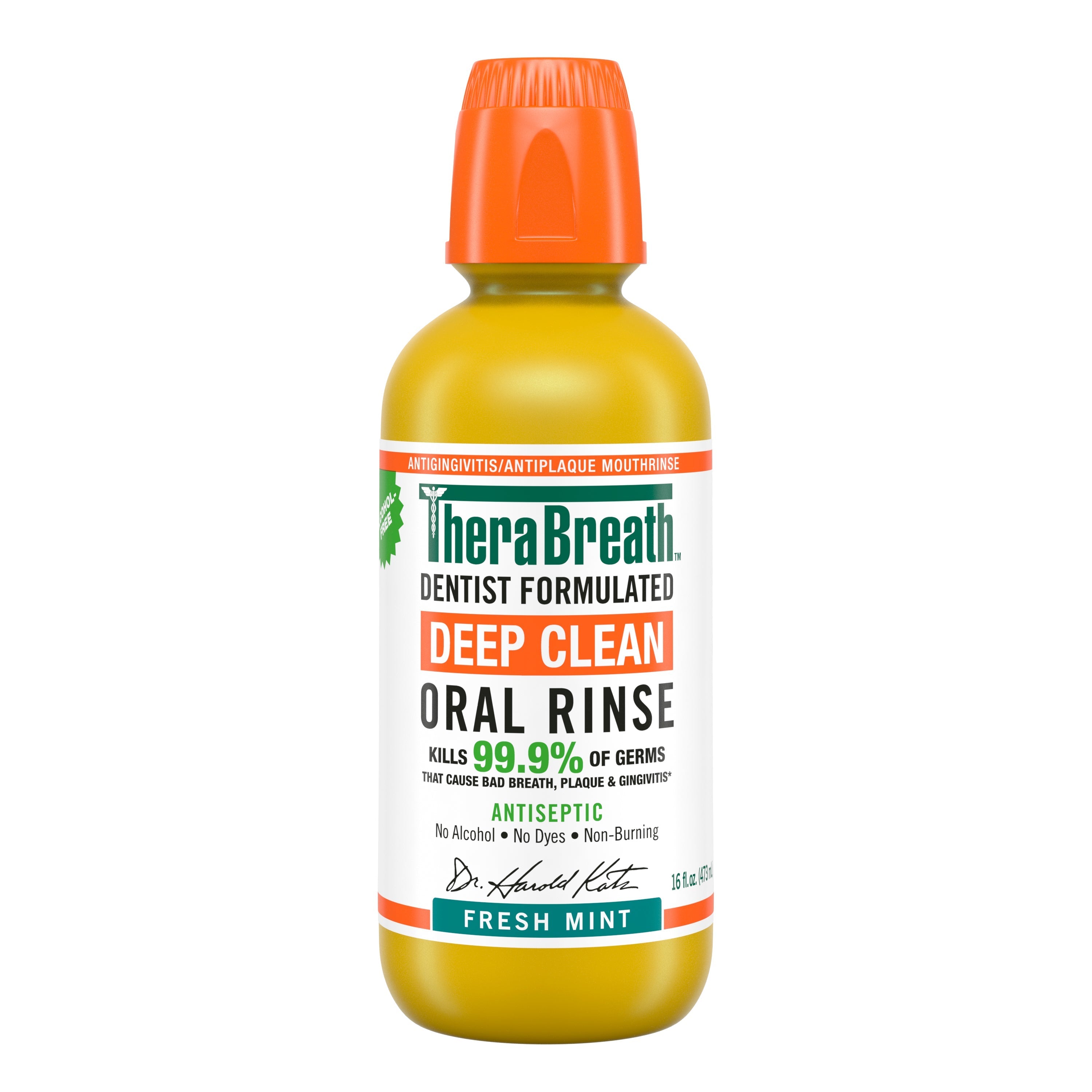 Deep Clean Oral Rinse - Fresh Mint lcEE