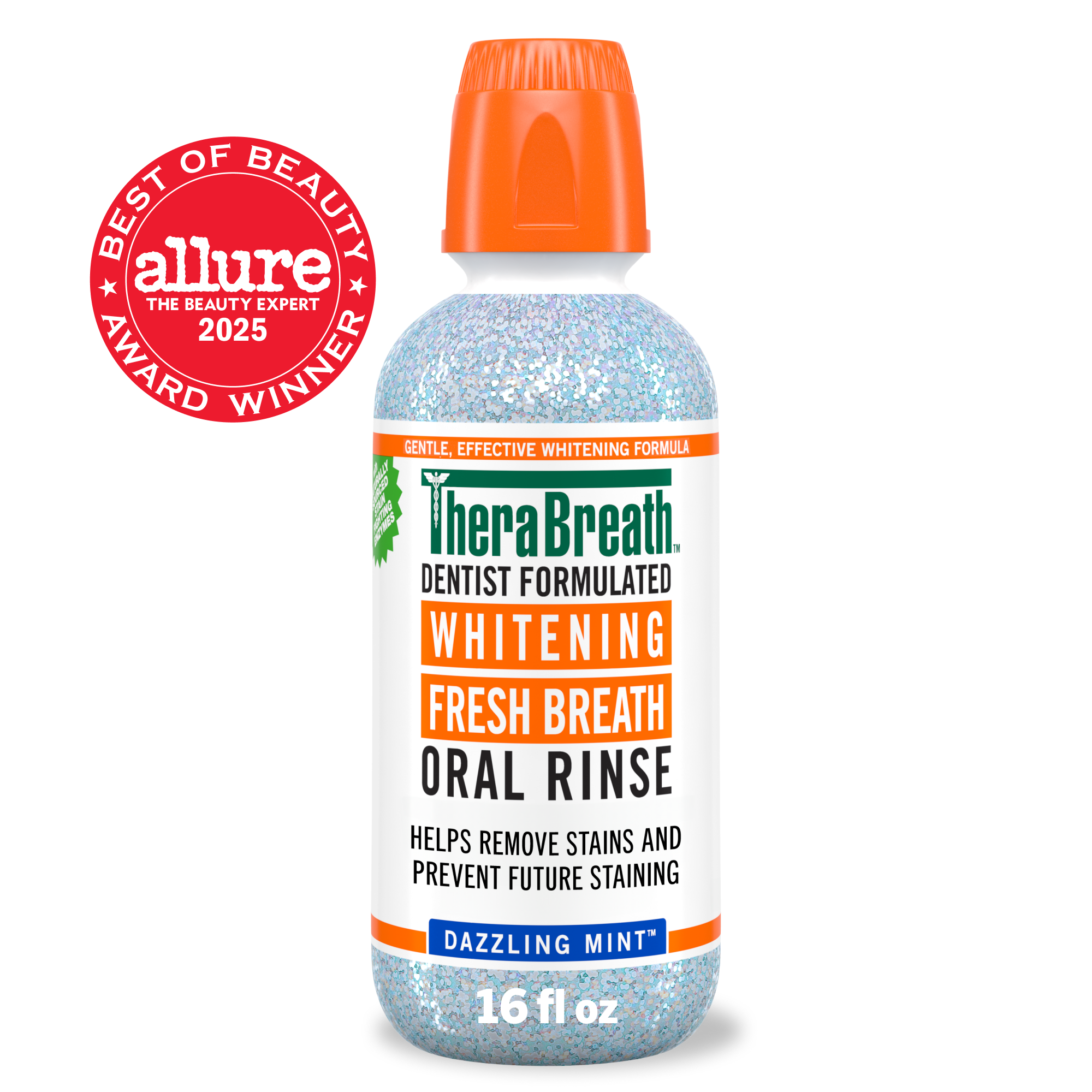 Whitening Fresh Breath Oral Rinse - Dazzling Mint M0TG